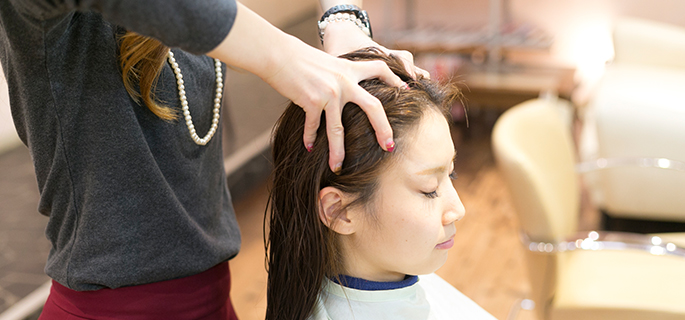 エイジング施術風景